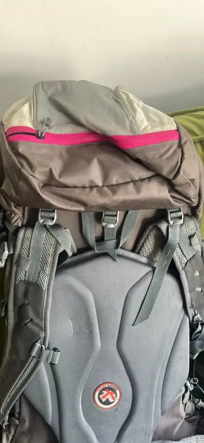 Mochila de senderismo Annapurna 60L gris - miniatura 6