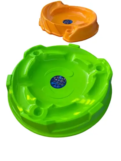 Estadios de Batalla Beyblade Verde y Naranja - miniatura 1