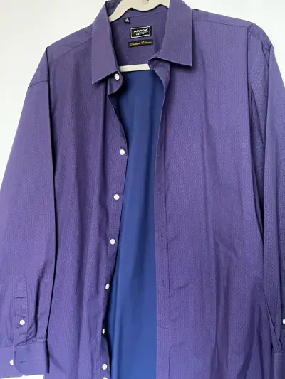 Camisa formal morada Arrow Slim Fit - miniatura 1