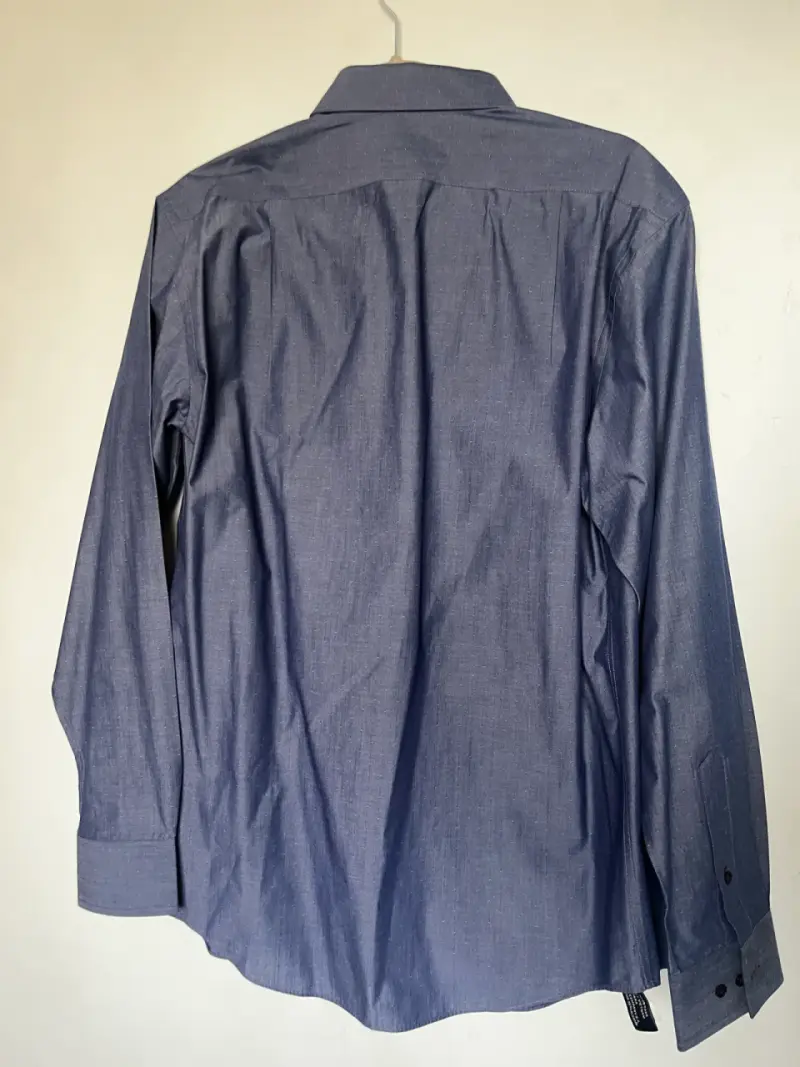 Camisa Van Heusen Slim Fit Azul Talla 16 - 3