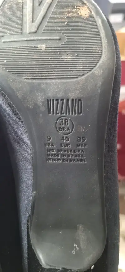 Zapatos de tacón negro Vizzano elegantes - miniatura 2