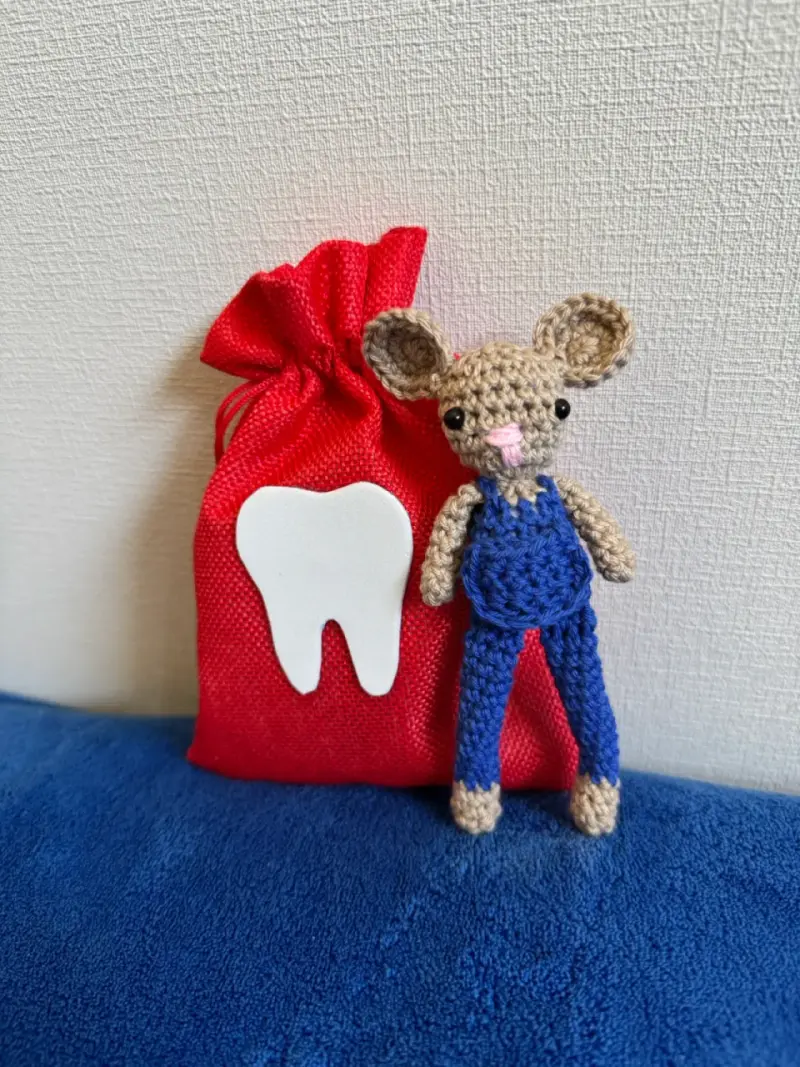 Amigurumi ratón de los dientes - 2