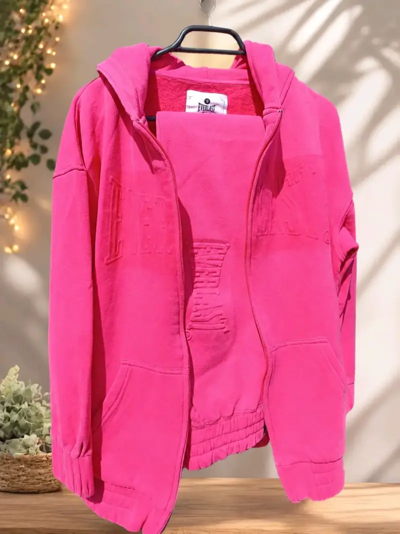 Conjunto deportivo Everlast rosa para mujer S/M - 3