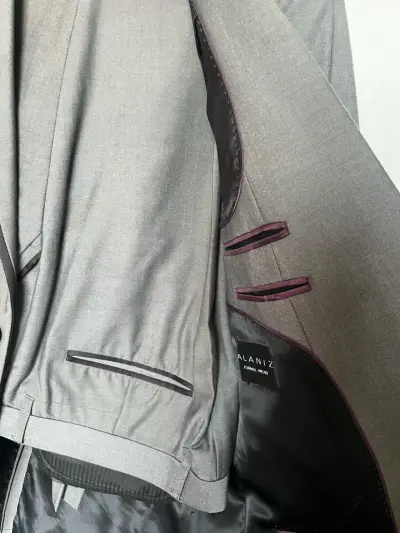 Traje de hombre gris Alaniz elegante - miniatura 2