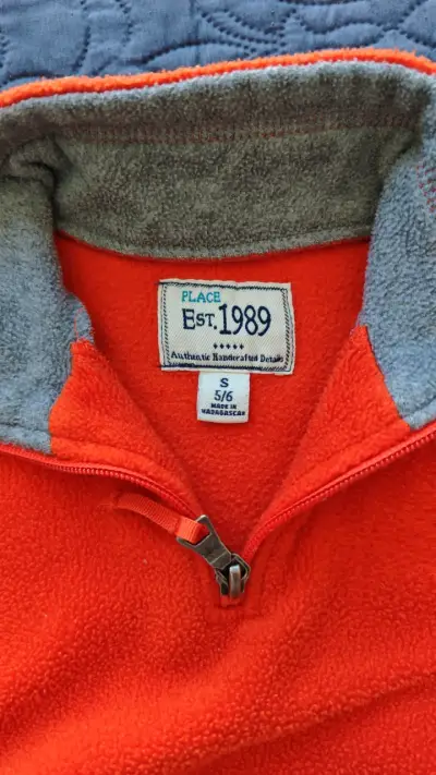Polar naranja para niños talla S - miniatura 2