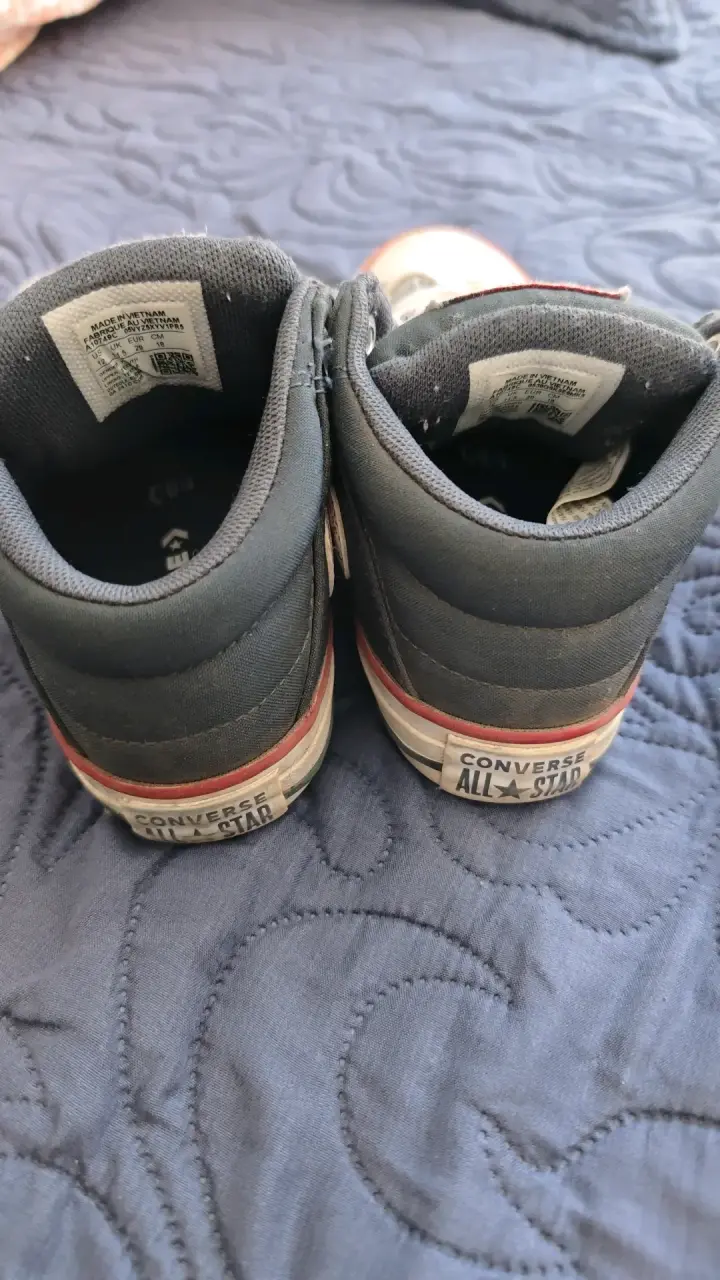 Zapatillas Converse All Star grises para jóvenes - 2