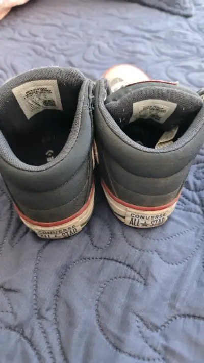 Zapatillas Converse All Star grises para jóvenes - miniatura 2