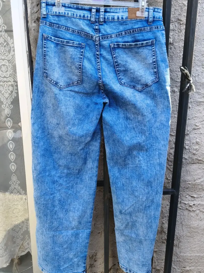 Jeans de mezclilla talla 42 elasticado - 2
