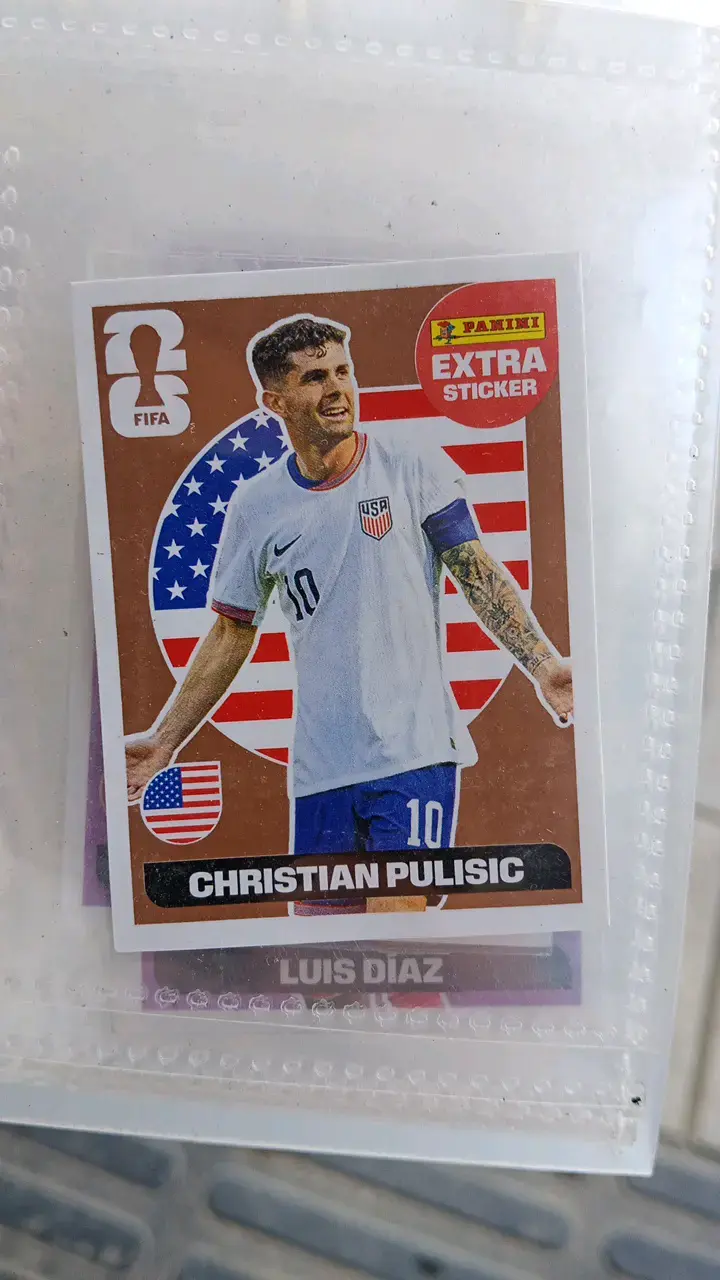 Lámina Panini FIFA Christian Pulisic Extra