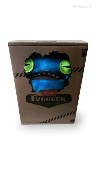 Peluche Fuggler Zuru azul con ojos verdes - miniatura 2