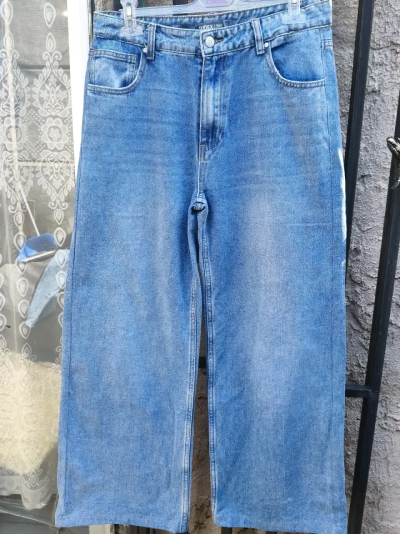 Jeans de mezclilla talla 38/40 baggy - 1