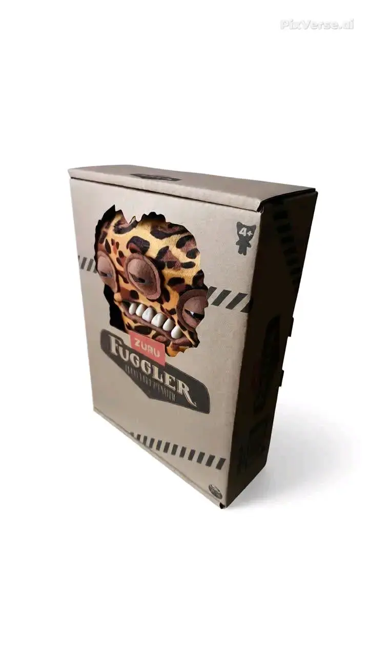 Muñeco de Peluche Fuggler Zuru Leopardo - 3