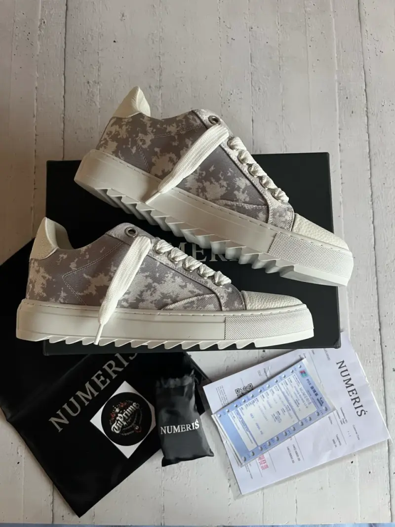 Zapatillas Numeris low gray camo - 2