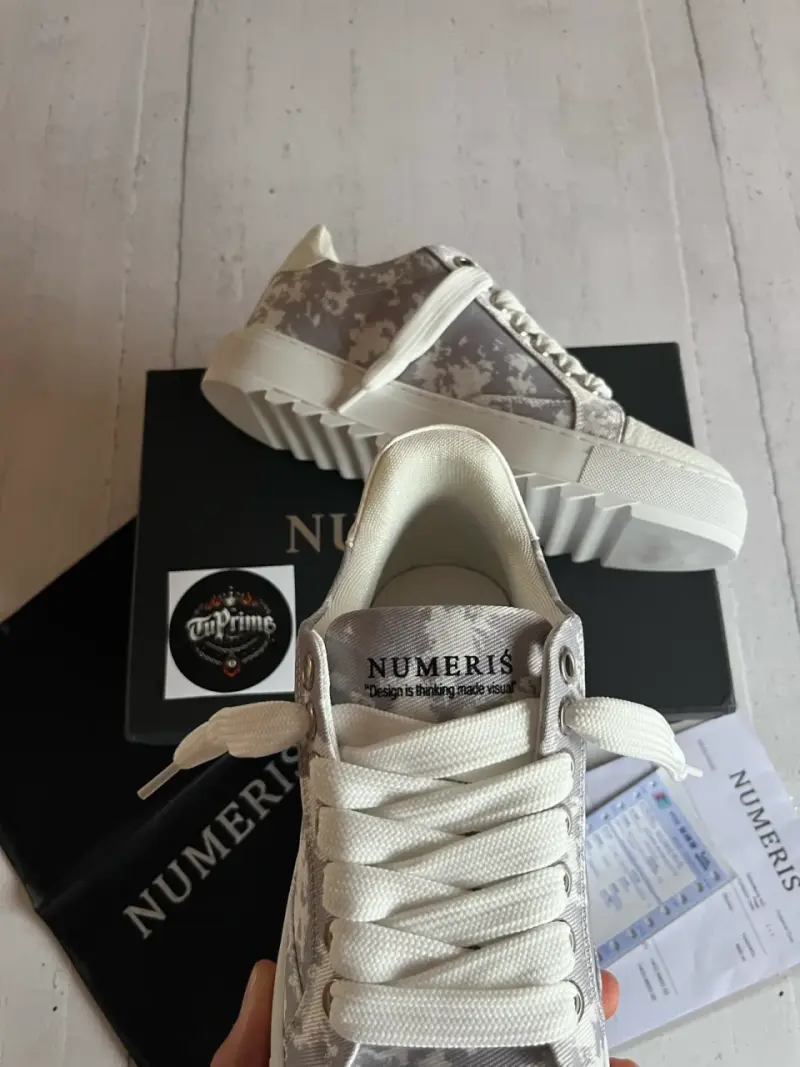 Zapatillas Numeris low gray camo - 3