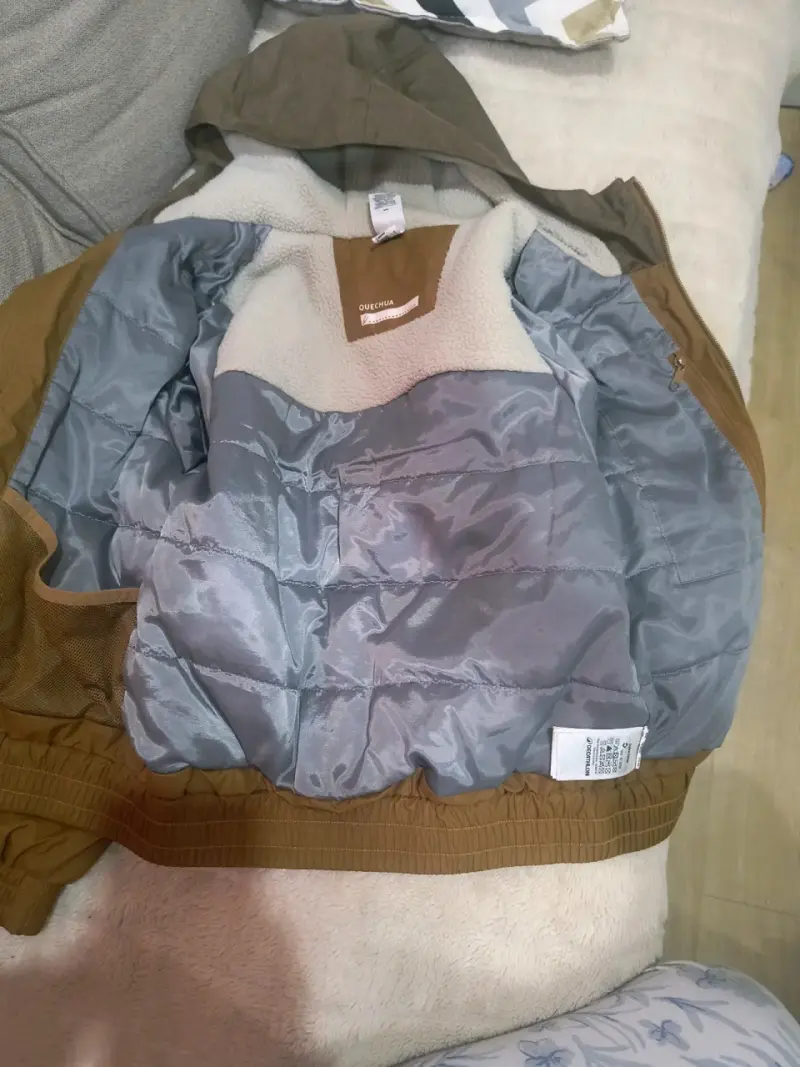Chaqueta impermeable para niños Quechua marrón - 2