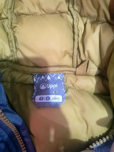 Chaqueta acolchada azul para niños Lippi - miniatura 2