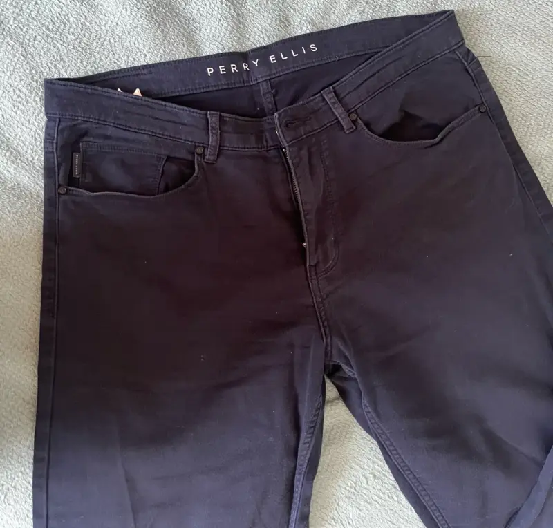 Jeans Perry Ellis Slim Fit Azul Oscuro - 2