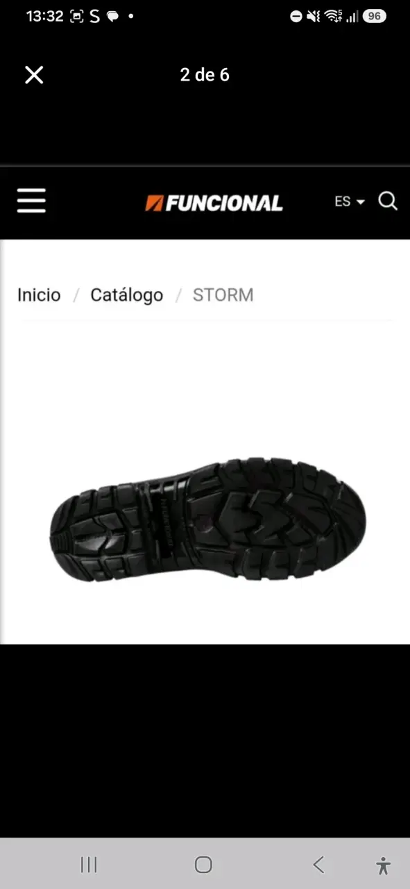 Botas de seguridad Funcional Storm marrón n° 43 - 2