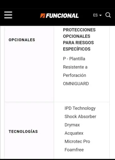 Botas de seguridad Funcional Storm marrón n° 43 - miniatura 4