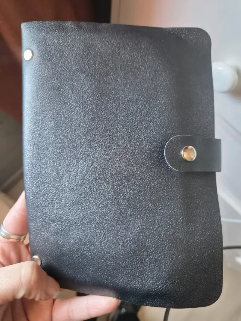 Billetera organizadora de dinero con broche seguro - 3