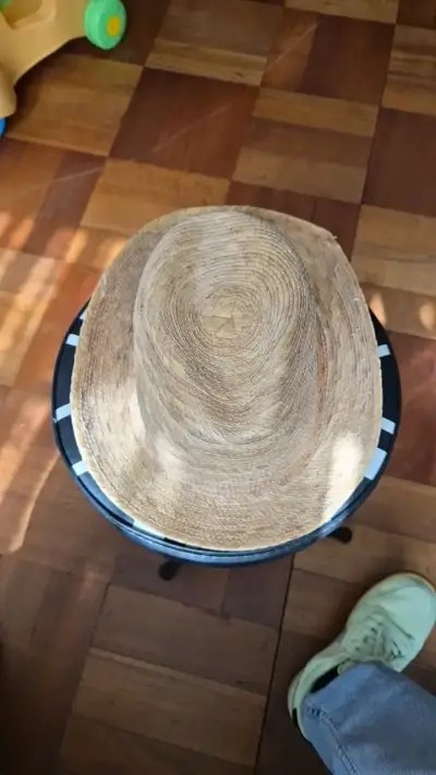 Sombrero de paja estilo vaquero - miniatura 2