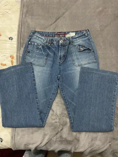 Jeans azul clásico Unionbay para mujer - miniatura 1