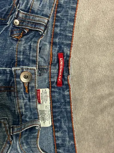 Jeans azul clásico Unionbay para mujer - miniatura 3