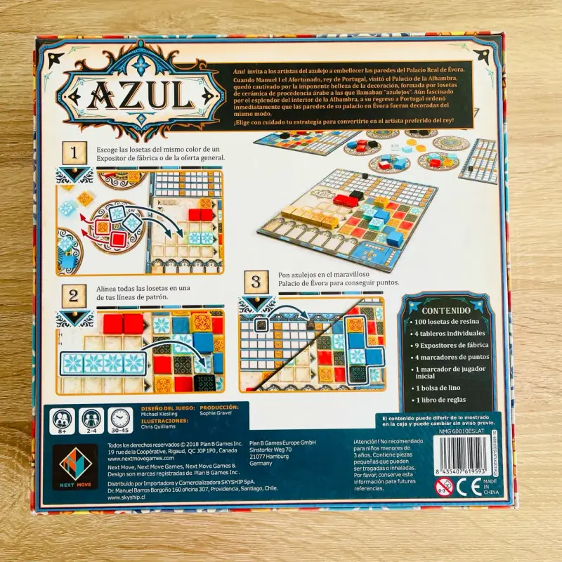 Juego de mesa Azul en español - 2