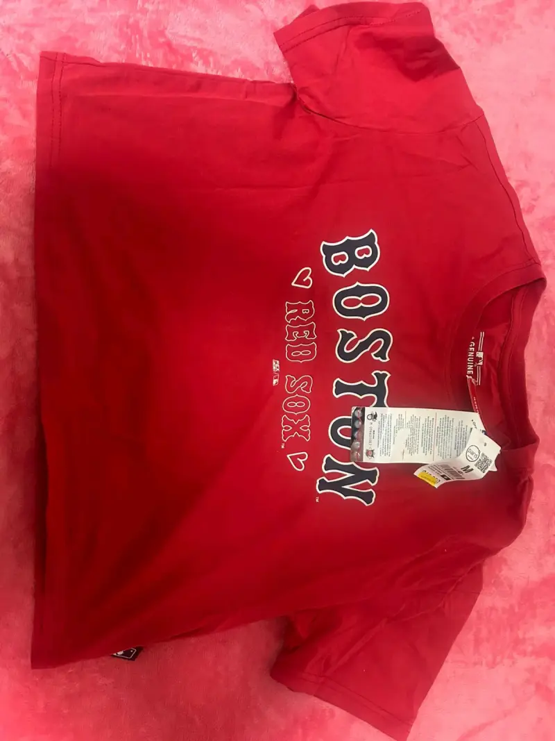 Polera roja Boston Red Sox para mujer