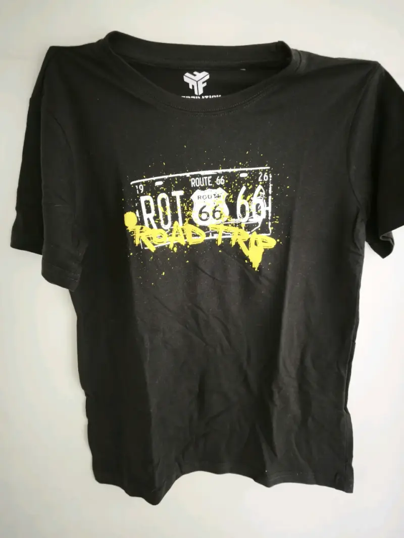 Polera Negra Route 66 Road Trip Talla 14 - 1