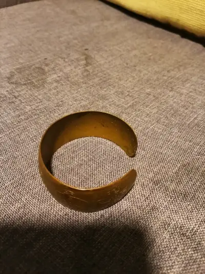 Brazalete de cobre grabado artesanal - miniatura 2