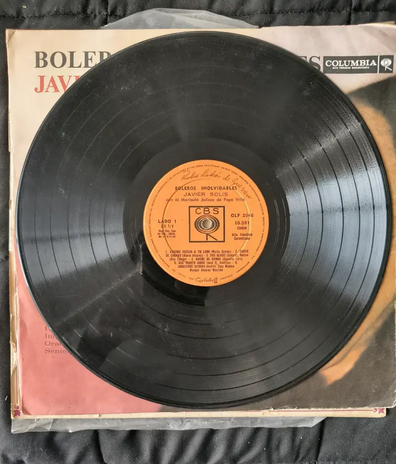 Vinilo Boleros Inolvidables de Javier Solís - 3