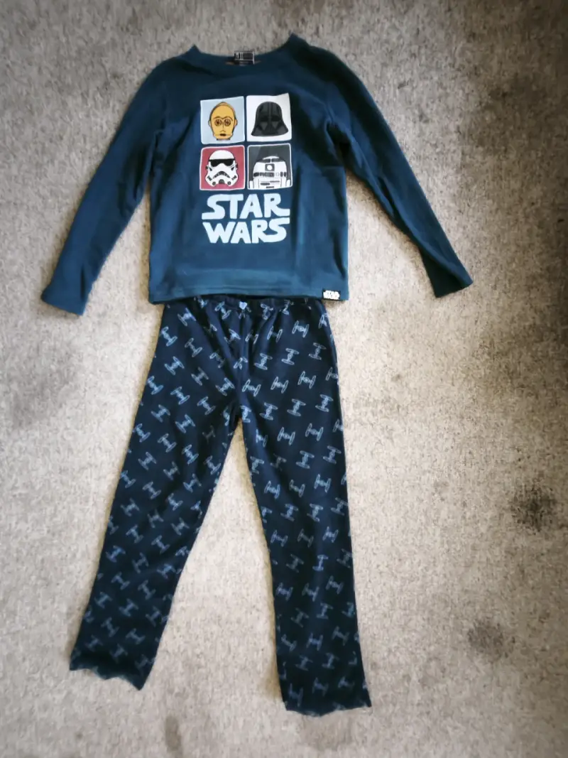 Pijama infantil Star Wars azul Talla 14 - 2