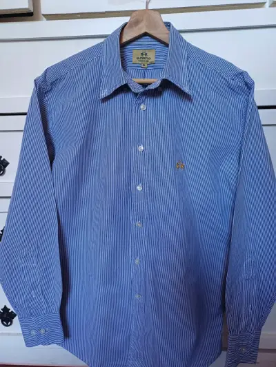 Camisa a rayas azul La Martina para hombre - miniatura 2