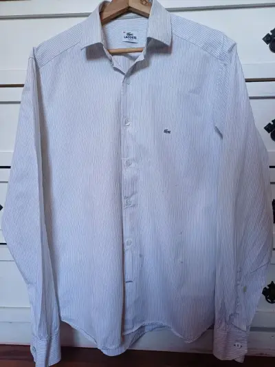 Camisa Lacoste Slim Fit a Rayas para Hombre - miniatura 2