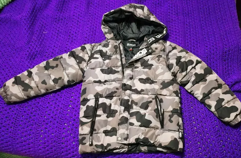 Chaqueta de invierno camuflaje para niño - 1