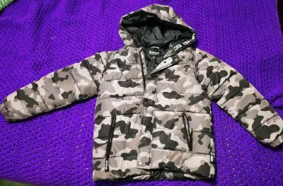 Chaqueta de invierno camuflaje para niño - miniatura 1