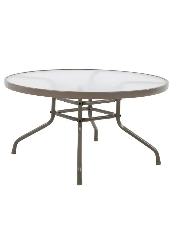 Mesa de Vidrio Redonda para Exterior - 4