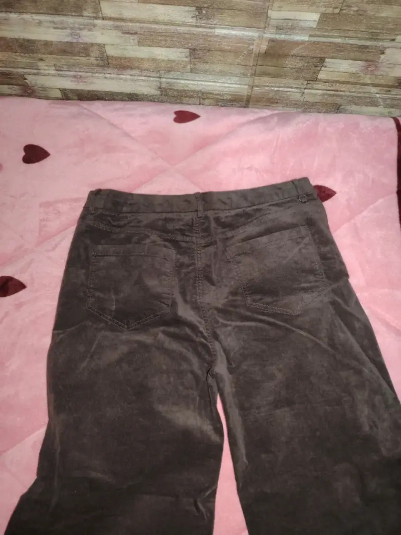 Pantalón flare color marrón para mujer - 2