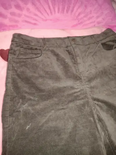 Pantalón flare color marrón para mujer - miniatura 4