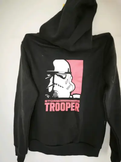 Polerón Star Wars Stormtrooper Negro Talla 14 - miniatura 2