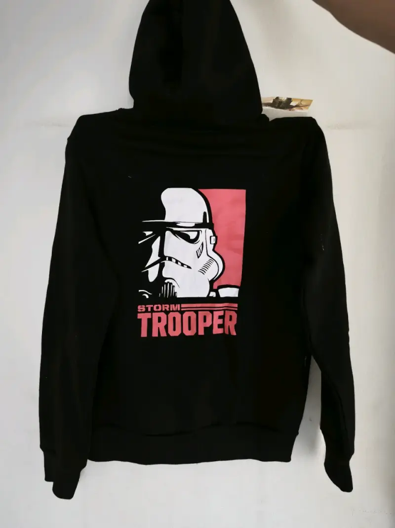 Polerón Star Wars Stormtrooper Negro Talla 14 - 3