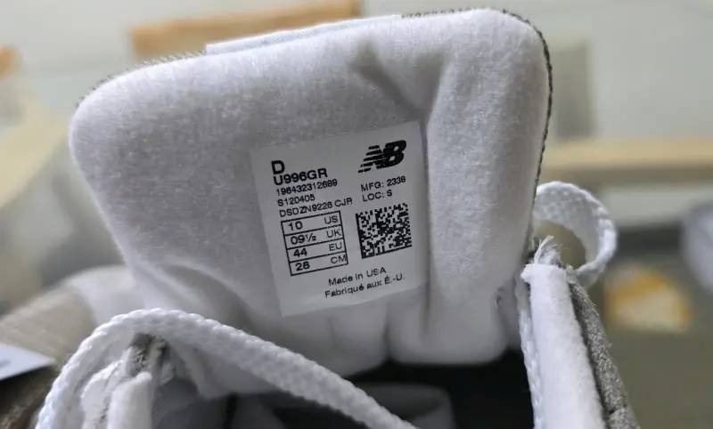 Zapatillas New Balance 996 Gris Hombre - 3