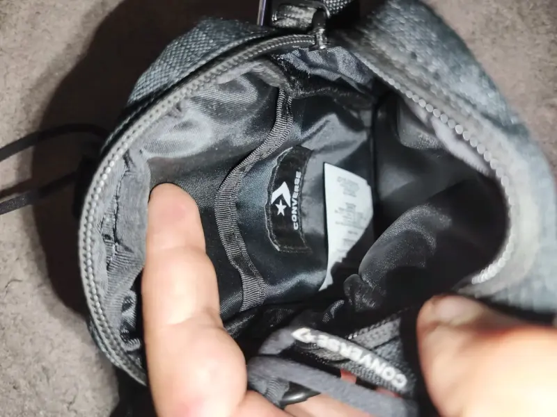 Bolso bandolera negro Converse pequeño - 3