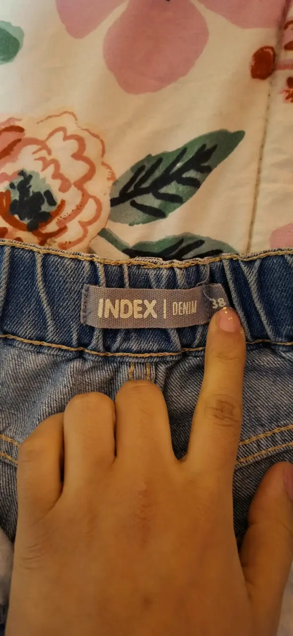 Shorts de mezclilla para mujer Index talla 38 - 3
