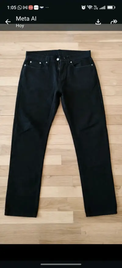 Jeans negros Levi's 508 para hombre talla 34-32 - miniatura 2
