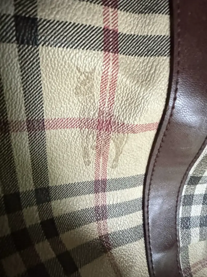 Bolso de viaje grande con diseño de cuadros - 3