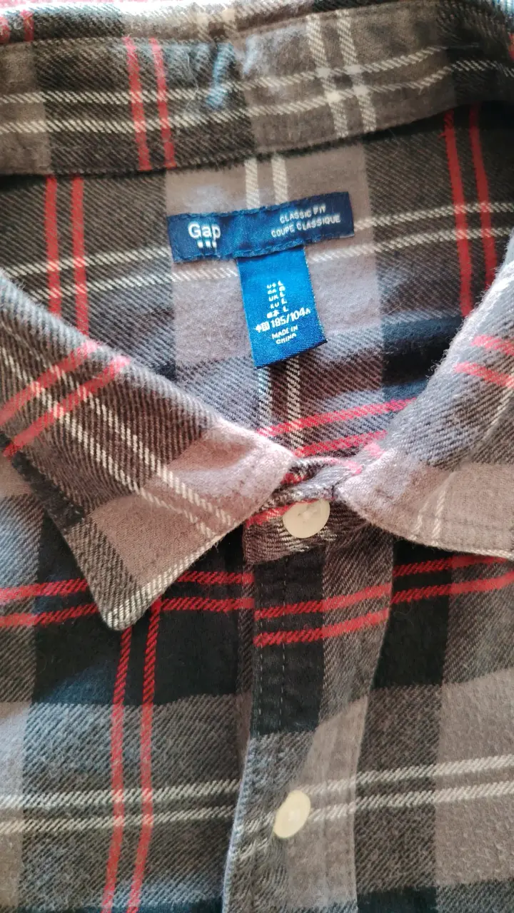 Camisa de franela a cuadros Gap para hombre - 1