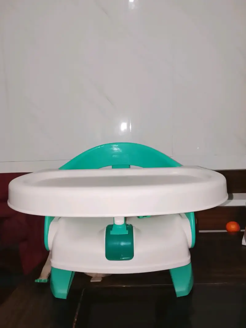 Silla de Comer para Bebé Plegable Verde - 3