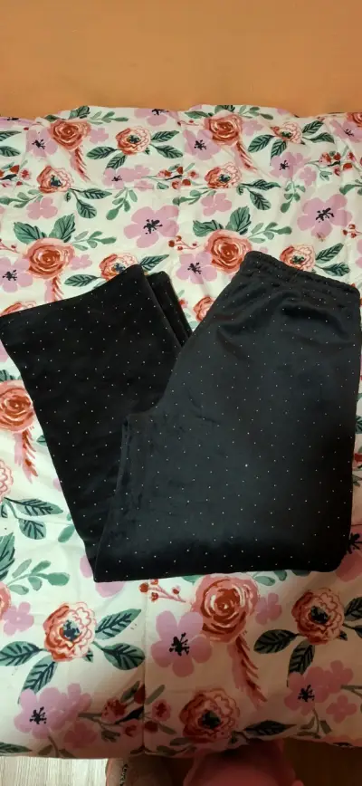 Pantalones térmicos negros con forro polar - miniatura 1